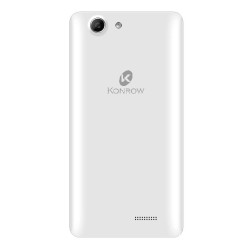 Konrow Link 55 - Smartphone 4G LTE - Android 6.0 Marshmallow - Ecran 5.5'' - 8Go - Double Som - Blanc