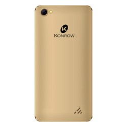 Konrow Link 50 - Smartphone 4G LTE - Android 6.0 - Ecran 5'' - 8Go - Double Sim - Or