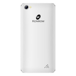 Konrow Link 50 - Smartphone 4G LTE - Android 6.0 - Ecran 5'' - 8Go - Double Sim - Blanc