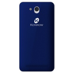 Konrow Start - Smartphone Android 6.0 - Ecran de 4'' - 8Go - Double Sim - Bleu