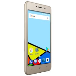 Konrow Easy Feel - Smartphone Android - 4G - Ecran 5'' - Double Sim - 16Go, 1Go RAM - Or