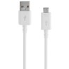 Samsung ECB-DU4AWE - Câble Data Micro USB - 1m - Blanc (Compatible Android, En Vrac)