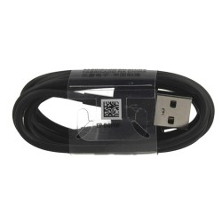 Samsung EP-DG950DBE - Câble Data combo Micro USB & Type C - 1.2m - Recharge rapide - Noir (Compatible Android, En Vrac)