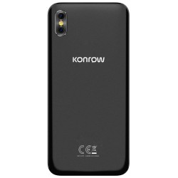 Konrow Sky Lite - Smartphone Android - 4G - Écran 5.45'' - Double Sim - 16Go, 1Go RAM - Noir
