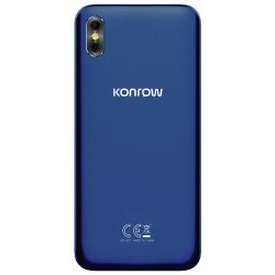 Konrow Sky Lite - Smartphone Android - 4G - Écran 5.45'' - Double Sim - 16Go, 1Go RAM - Bleu