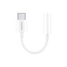 Huawei CM20 - Adaptateur d'origine USB Type-C vers Jack 3.5mm - Blanc (Emballage Originale)
