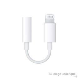 Adaptateur Lightning vers Jack 3.5 - Blanc