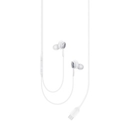 Samsung GH59-15107A - Écouteur AKG Intra Auriculaire Connecteur Type C, Blanc, Télécommande) Vrac