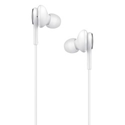 Samsung EO-IC100BWE - Écouteur AKG Intra Auriculaire - Connecteur Type C, Blanc, Télécommande (Emballage Original)