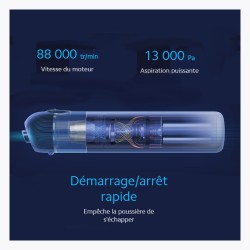 Xiaomi Mi Vacuum Cleaner Mini - Mini Aspirateur - Blanc