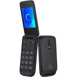 Alcatel 2057D - Téléphone à clapet - Noir