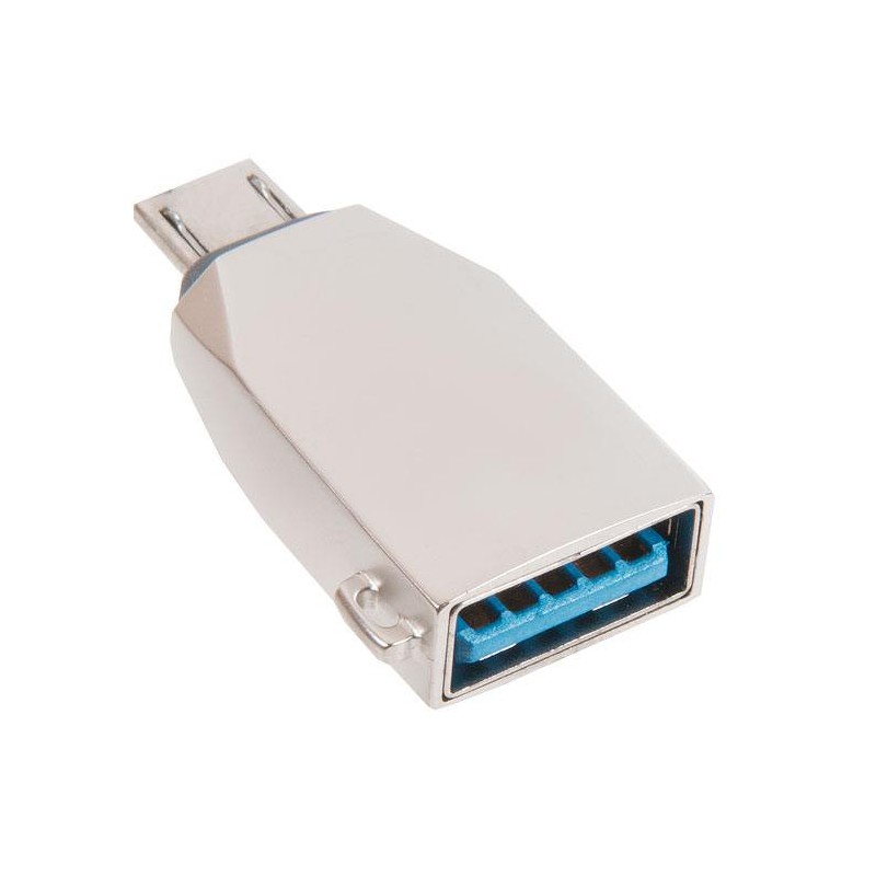 Adaptateur OTG USB / Micro USB - Argent (En Vrac)