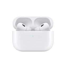 Écouteurs Sans Fil Apple AirPods Pro 2ème Génération (Bluetooth) - Boitier de Charge Sans Fil - Blanc