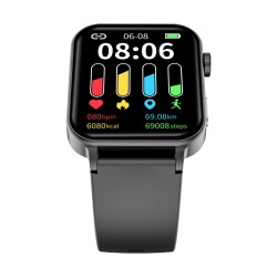 Blackview W10 (Montre Connectée - 1.69'' - Microphone intégré) Noir