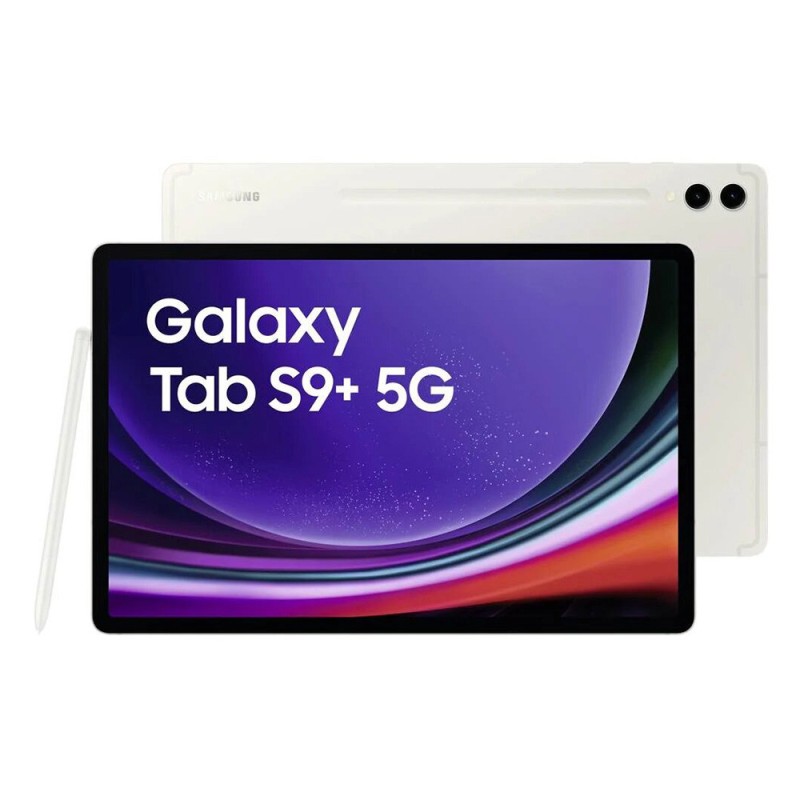 Samsung X816B Galaxy Tab S9+ 5G ( 12,4'' - 256 Go, 12 Go RAM) Beige