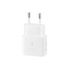 Samsung EP-T2510NBE - Adaptateur Secteur USB Type-C (Charge rapide 25W) - Blanc - Emballage Original
