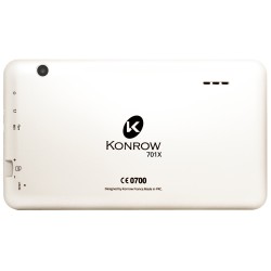 Konrow K-Tab 701x - Tablette Android 6 Marshmallow - Ecran 7'' - 8Go - Wifi - Blanc