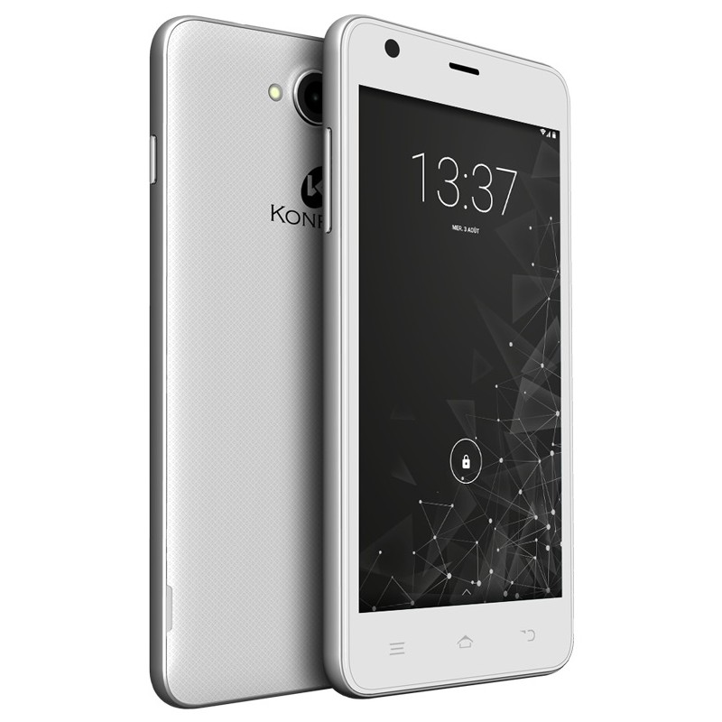 Konrow Coolfive - Smartphone Android 6.0 Marshmallow - 5'' - 8Go - Double Sim - Argent